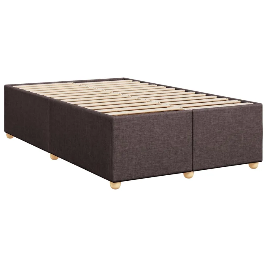 Sommier à lattes de lit avec matelas Marron foncé 120x200 cm - 10