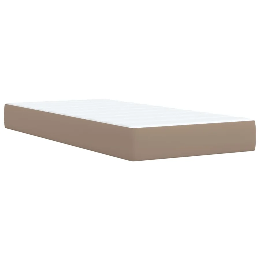Sommier à lattes de lit avec matelas Cappuccino 80x200 cm - 9