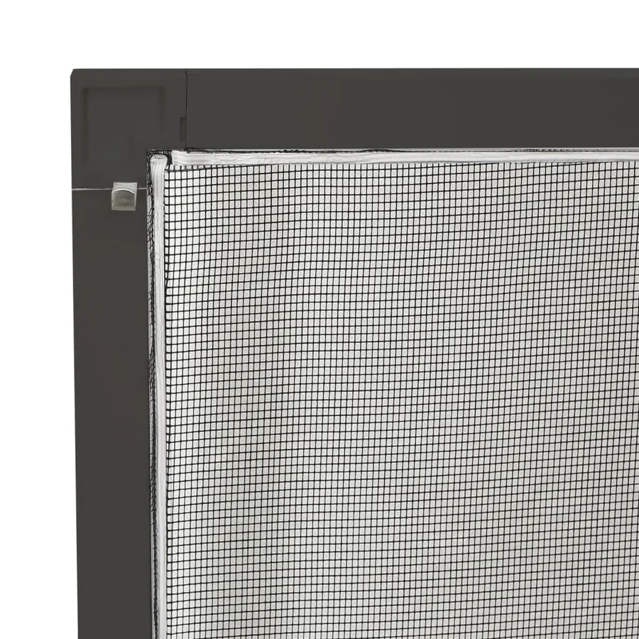 Moustiquaire pour fenêtres Anthracite 80x120 cm - 7