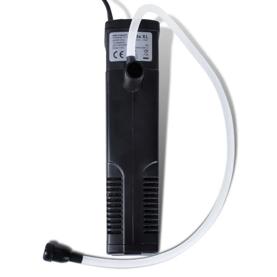 Pompe de filtration d'aquarium avec charbon actif 600 l/h - 2