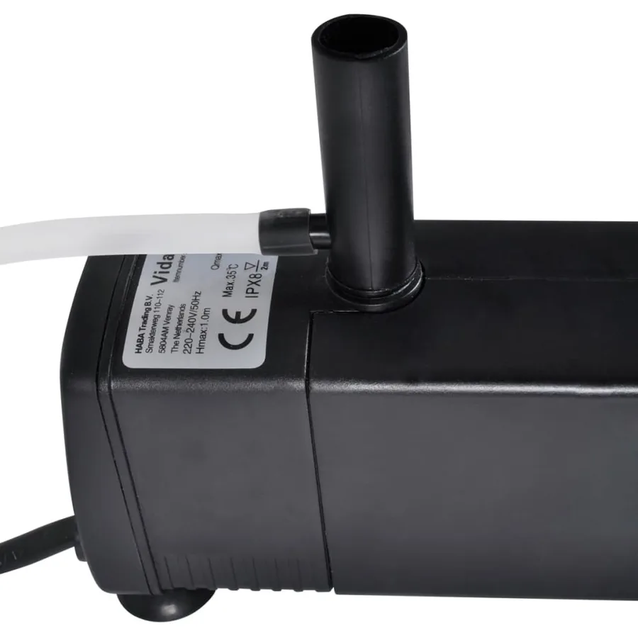 Pompe de filtration d'aquarium avec charbon actif 600 l/h - 3