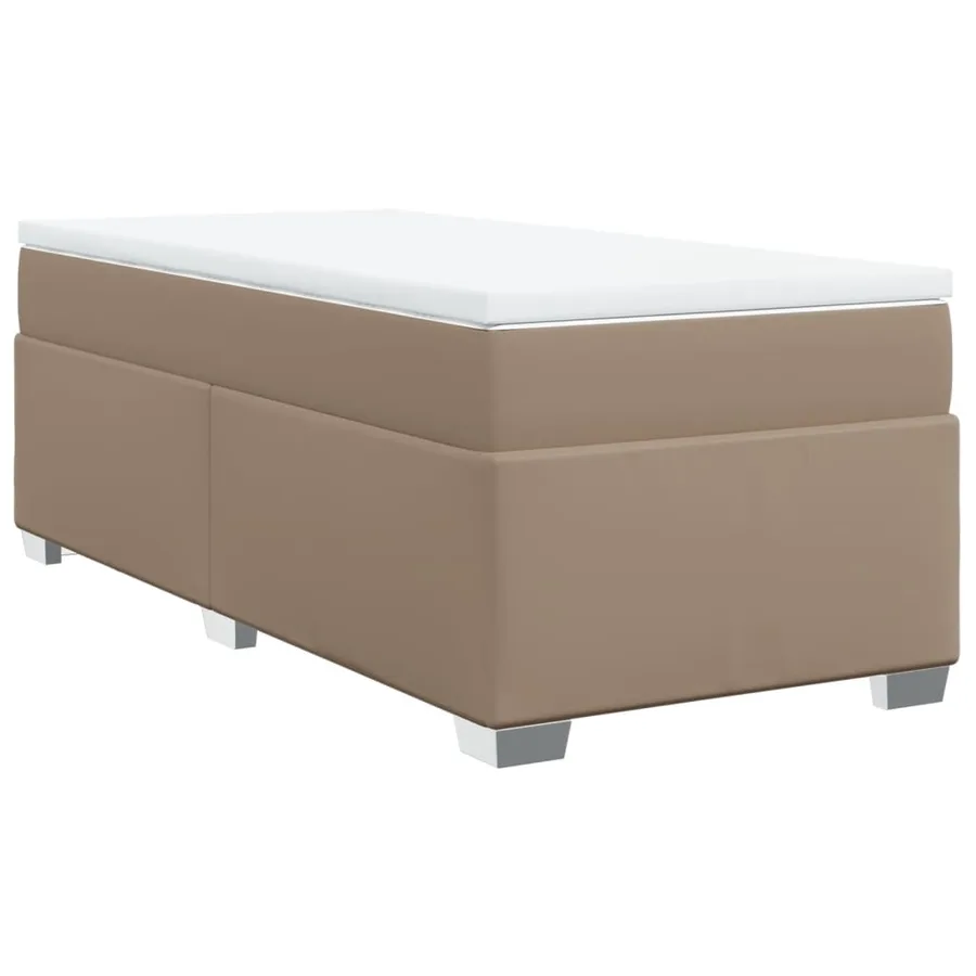 Sommier à lattes de lit avec matelas Cappuccino 80x200 cm - 2