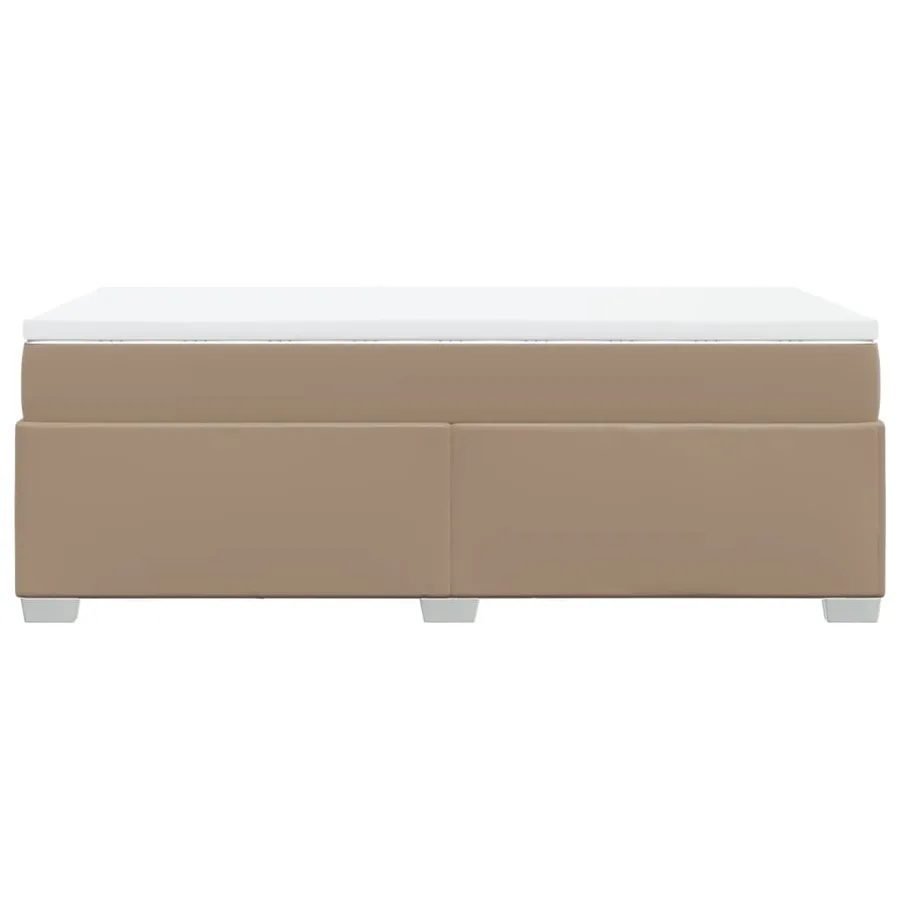 Sommier à lattes de lit avec matelas Cappuccino 80x200 cm - 8