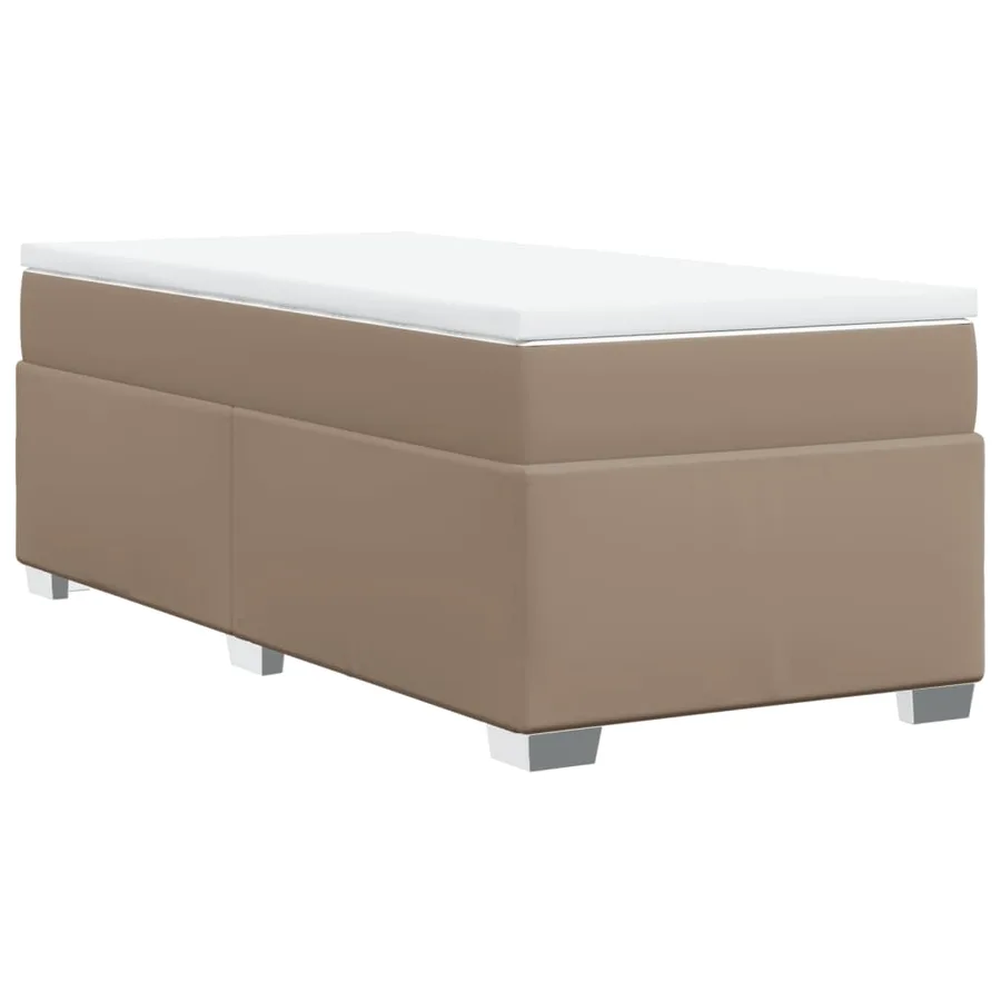 Sommier à lattes de lit avec matelas Cappuccino 80x200 cm - 9