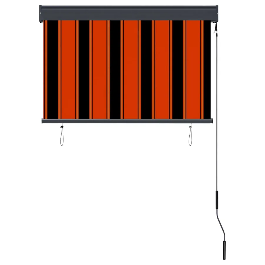 Store roulant d'extérieur 100x250 cm Orange et marron - 4
