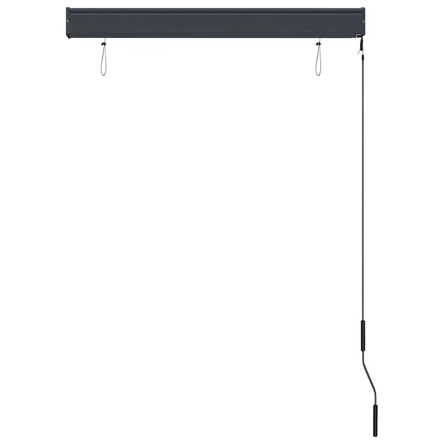 Store roulant d'extérieur 100x250 cm Orange et marron - 5