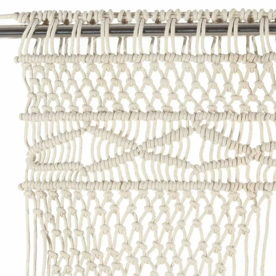 Rideau en macramé 140x240 cm Coton - 4
