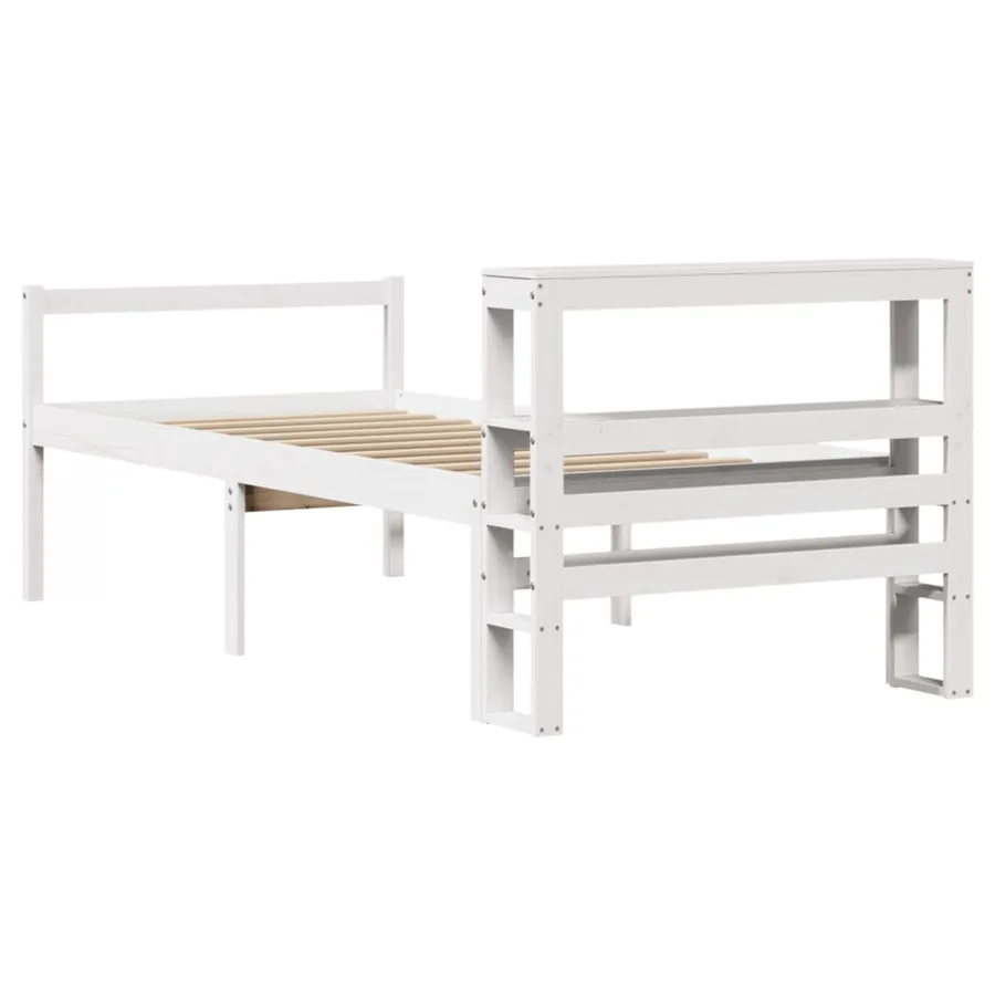 Lit pour personne âgée avec tête de lit sans matelas 75x190 cm - 7