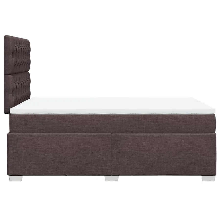 Sommier à lattes de lit avec matelas Marron foncé 120x200 cm - 11