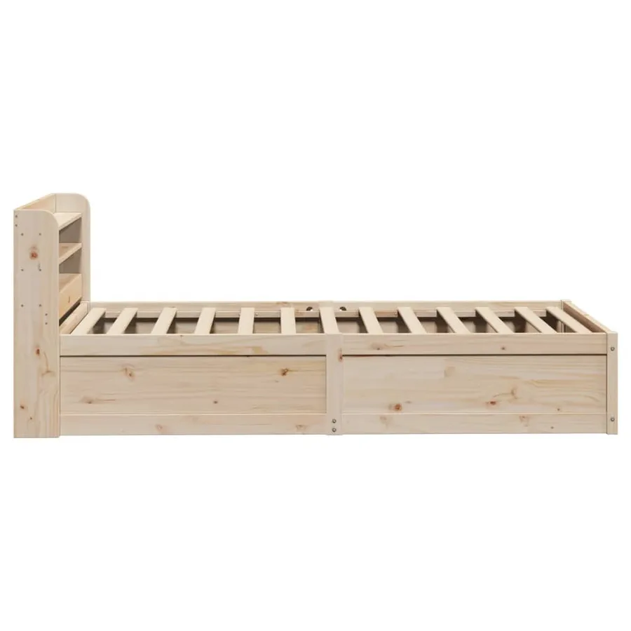Cadre de lit avec tête de lit 90x190 cm bois de pin massif - 7