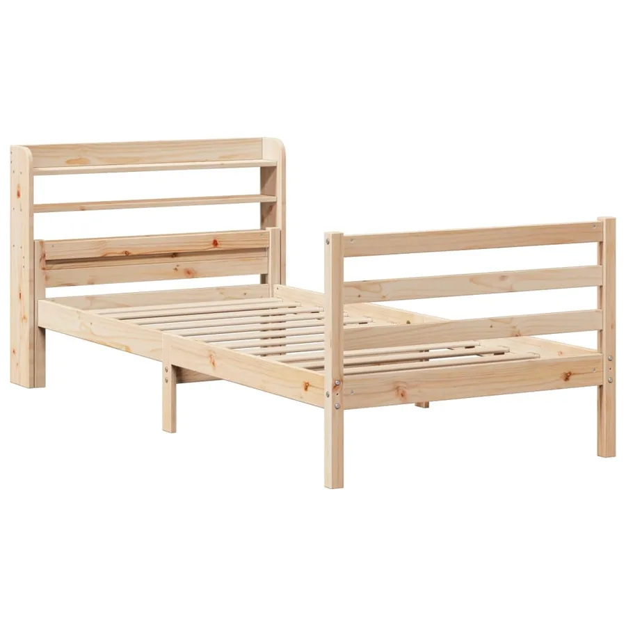 Cadre de lit avec tête de lit sans matelas 90x200 cm - 3