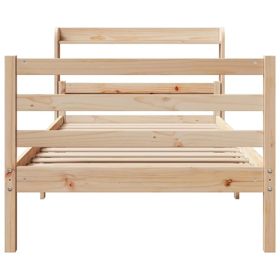 Cadre de lit avec tête de lit sans matelas 90x200 cm - 4
