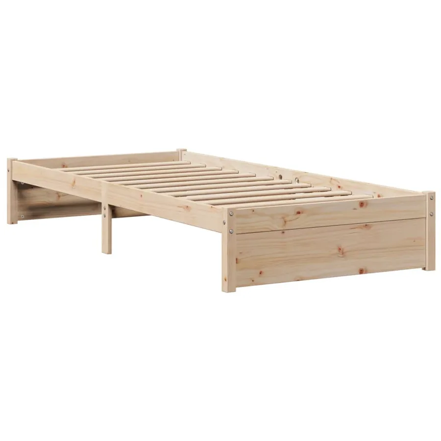 Cadre de lit avec tête de lit sans matelas 75x190 cm - 5
