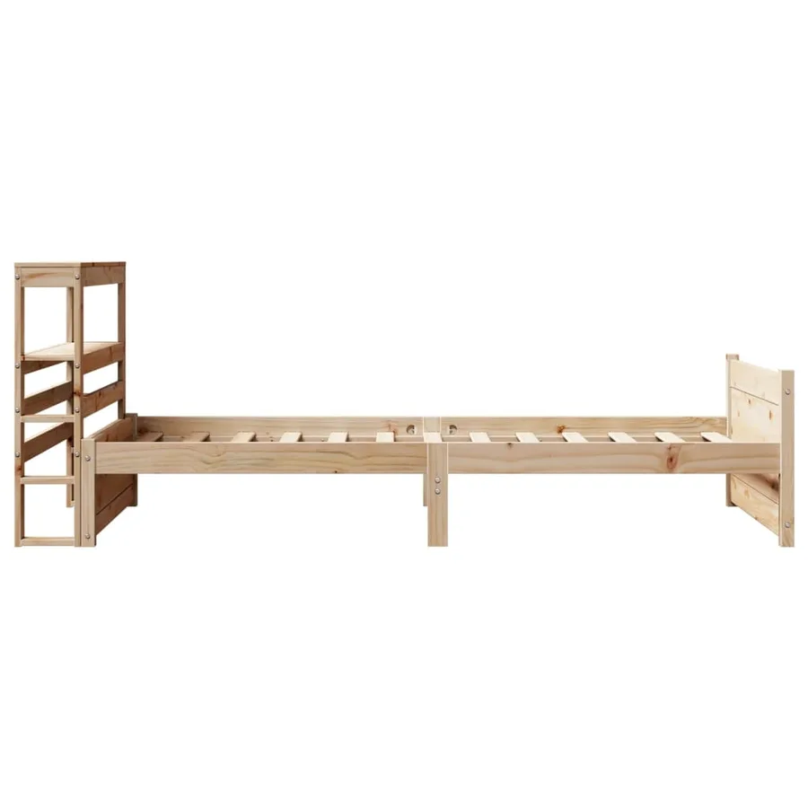 Cadre de lit avec tête de lit sans matelas 75x190 cm - 7