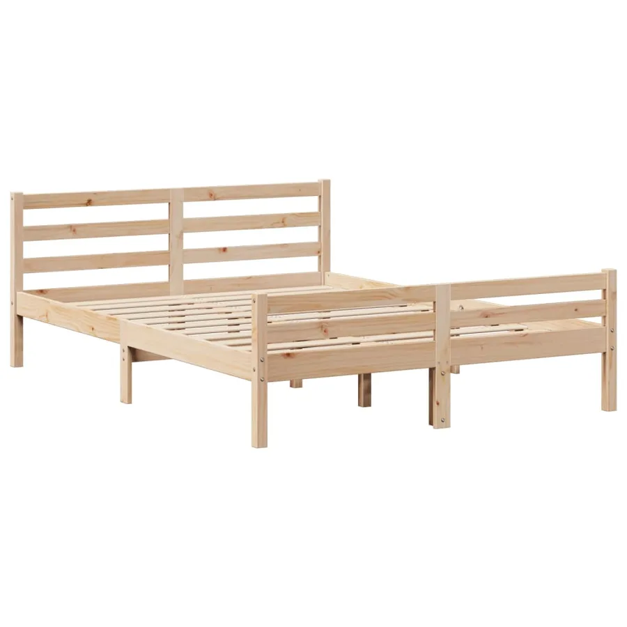 Cadre de lit avec tête de lit sans matelas 150x200 cm - 5