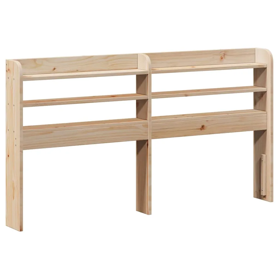 Cadre de lit sans matelas 135x190 cm bois de pin massif - 8