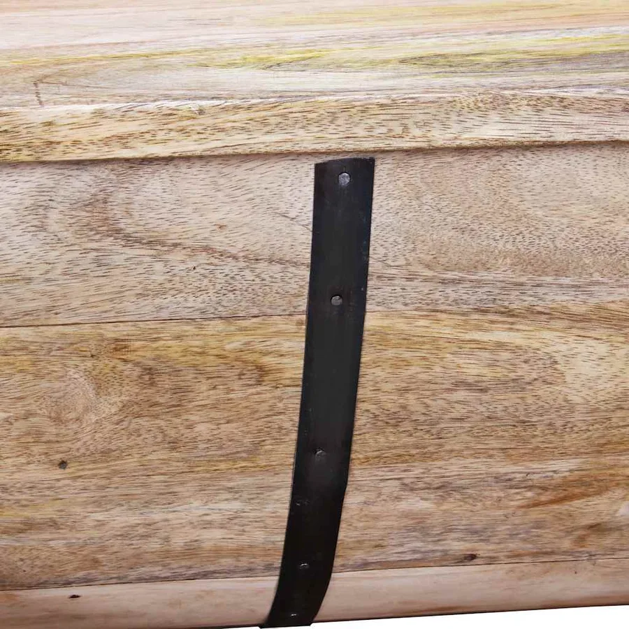 Table basse Bois de manguier massif 88x50x40 cm - 14