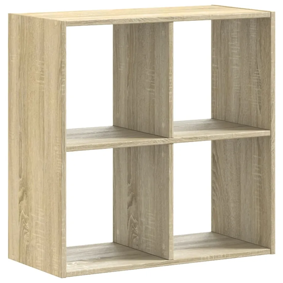 Bibliothèque chêne sonoma 68,5x32x68,5 cm bois d'ingénierie - 2
