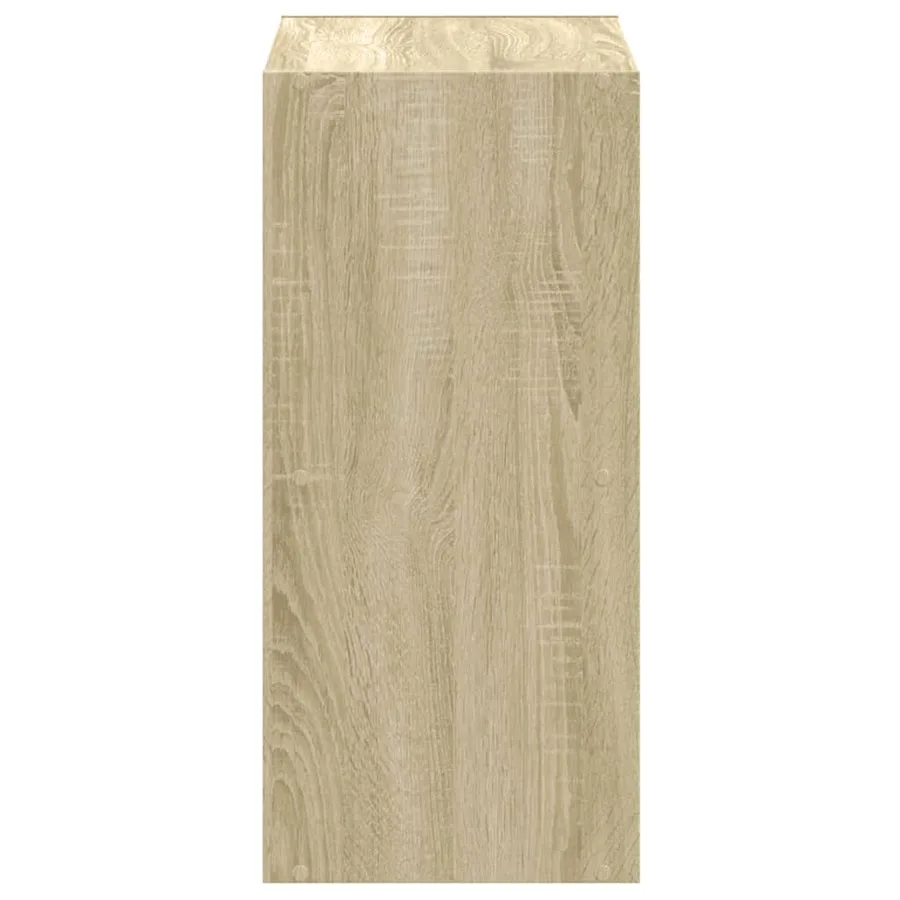 Bibliothèque chêne sonoma 68,5x32x68,5 cm bois d'ingénierie - 6