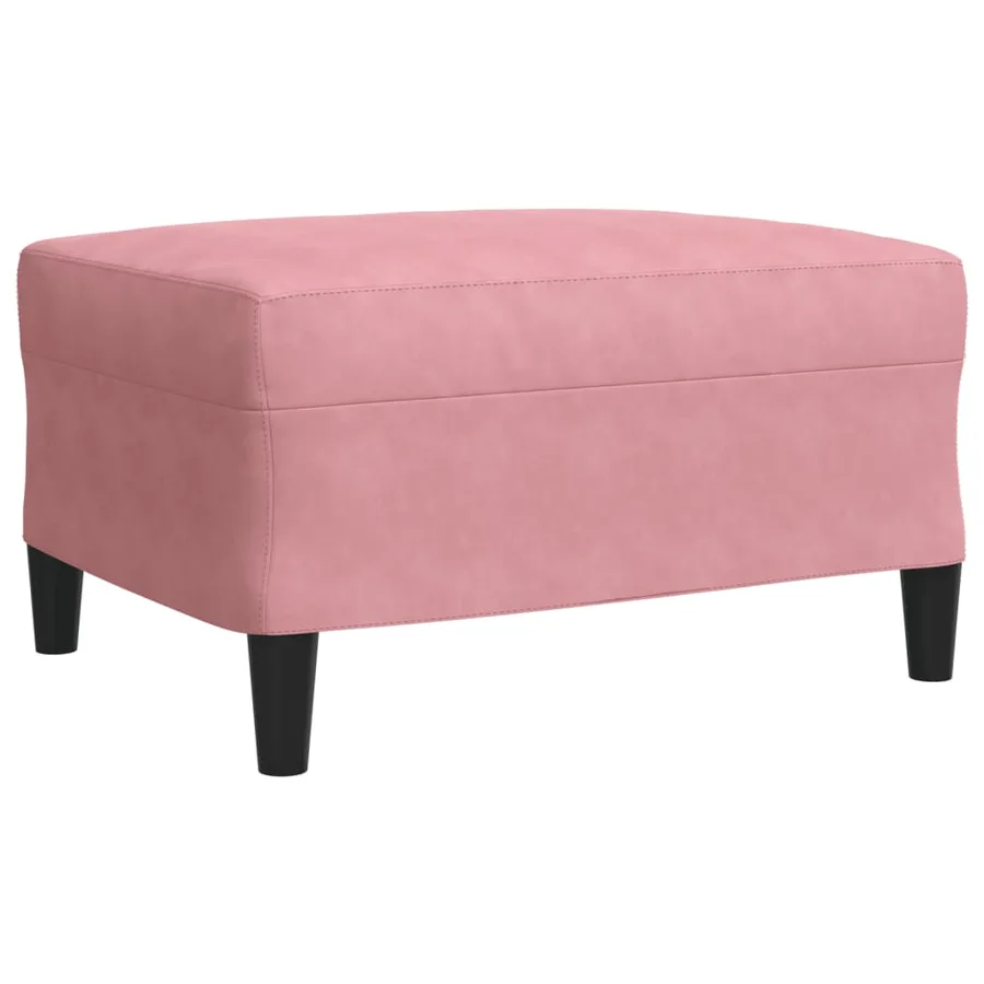 Ensemble de canapés 4 pcs avec coussins Rose Velours - 7