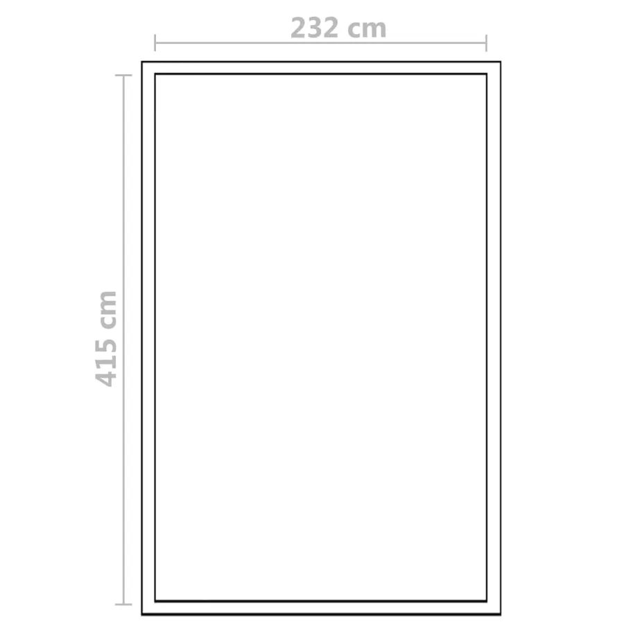 Serre Aluminium renforcé 10,53 m² - 10