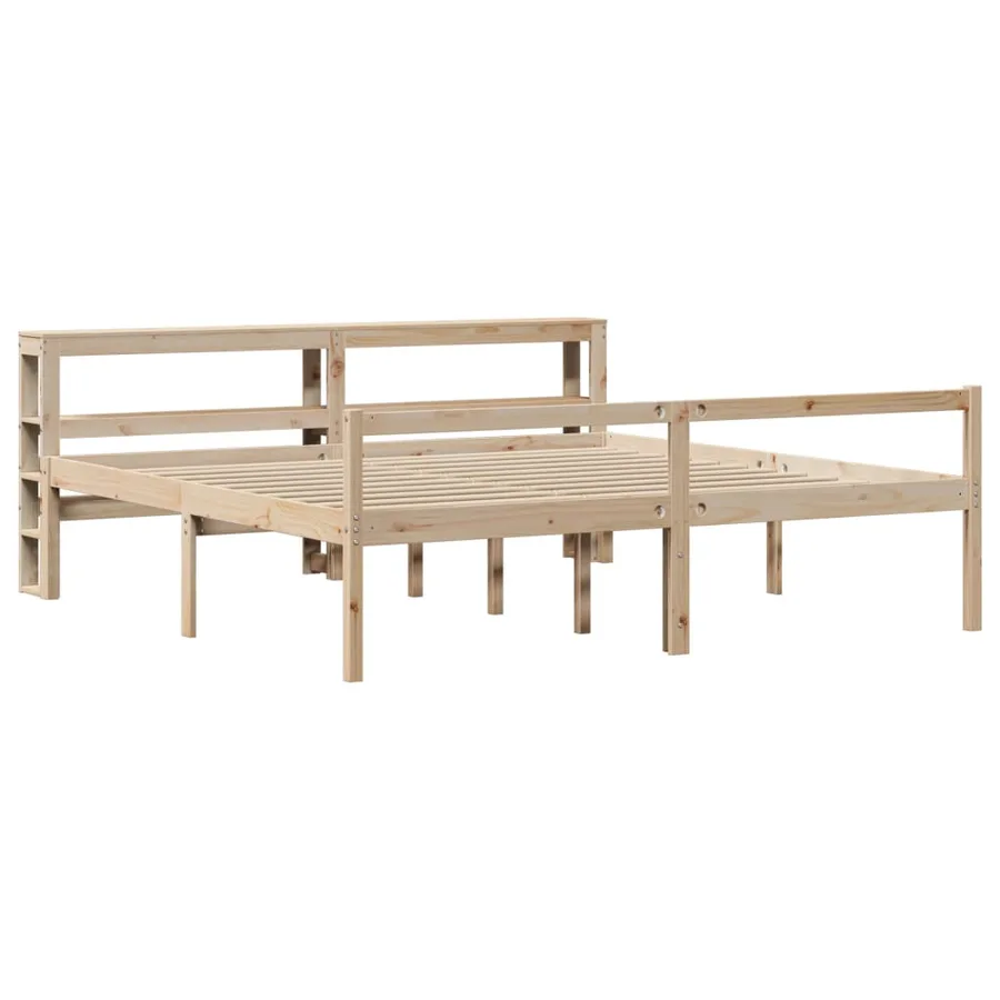 Lit pour personne âgée avec tête de lit sans matelas 180x200 cm - 3