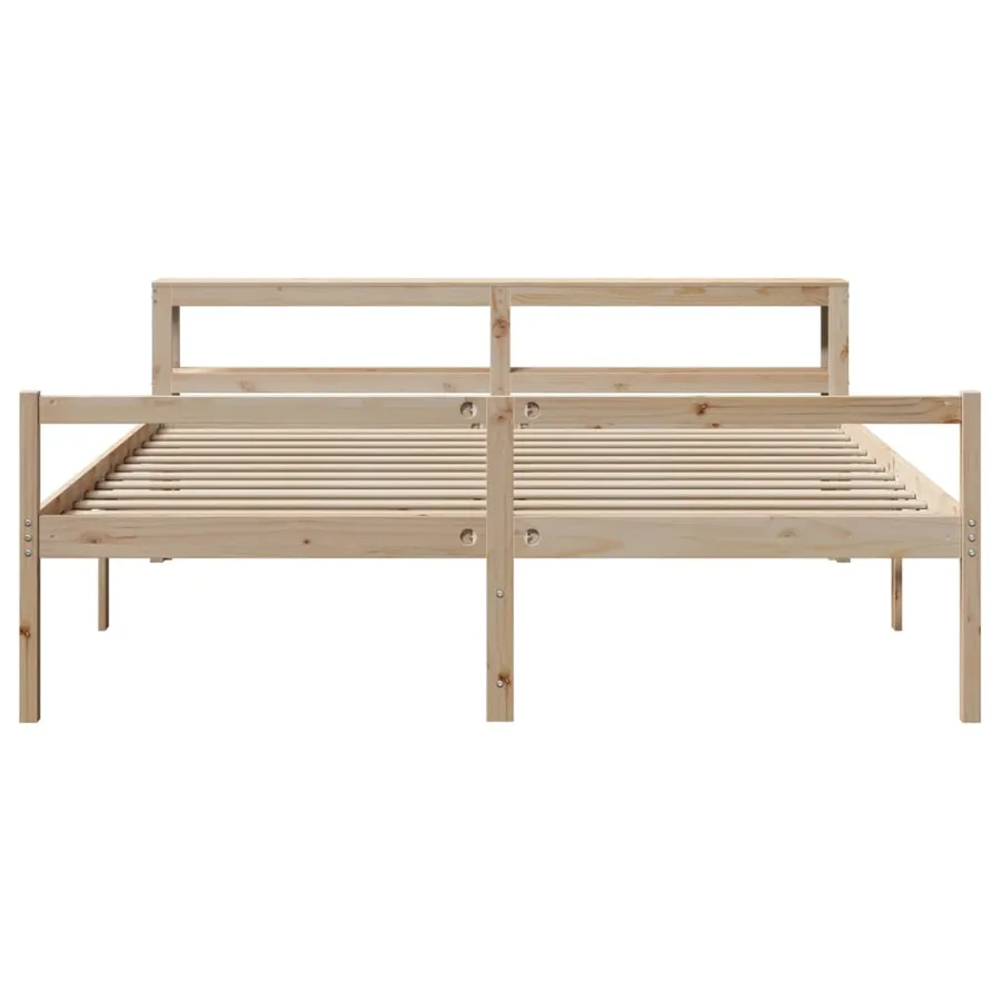 Lit pour personne âgée avec tête de lit sans matelas 180x200 cm - 4