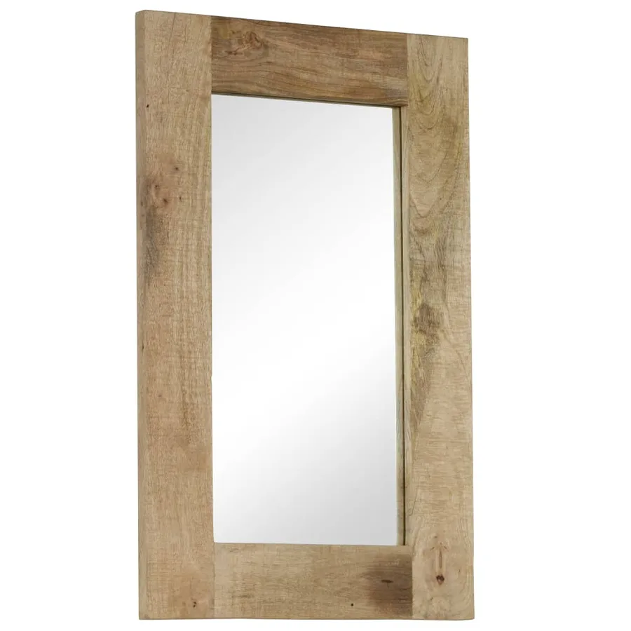 Miroir Bois de manguier massif 50 x 80 cm - 7