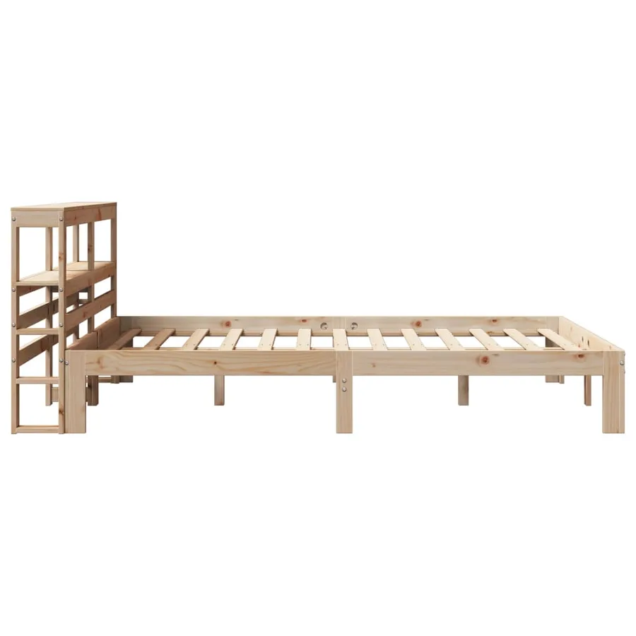 Cadre de lit avec tête de lit sans matelas 140x190 cm - 5