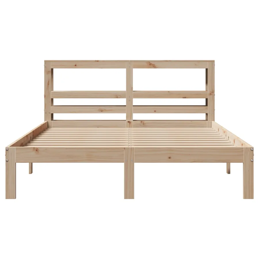 Cadre de lit avec tête de lit sans matelas 140x200 cm - 4