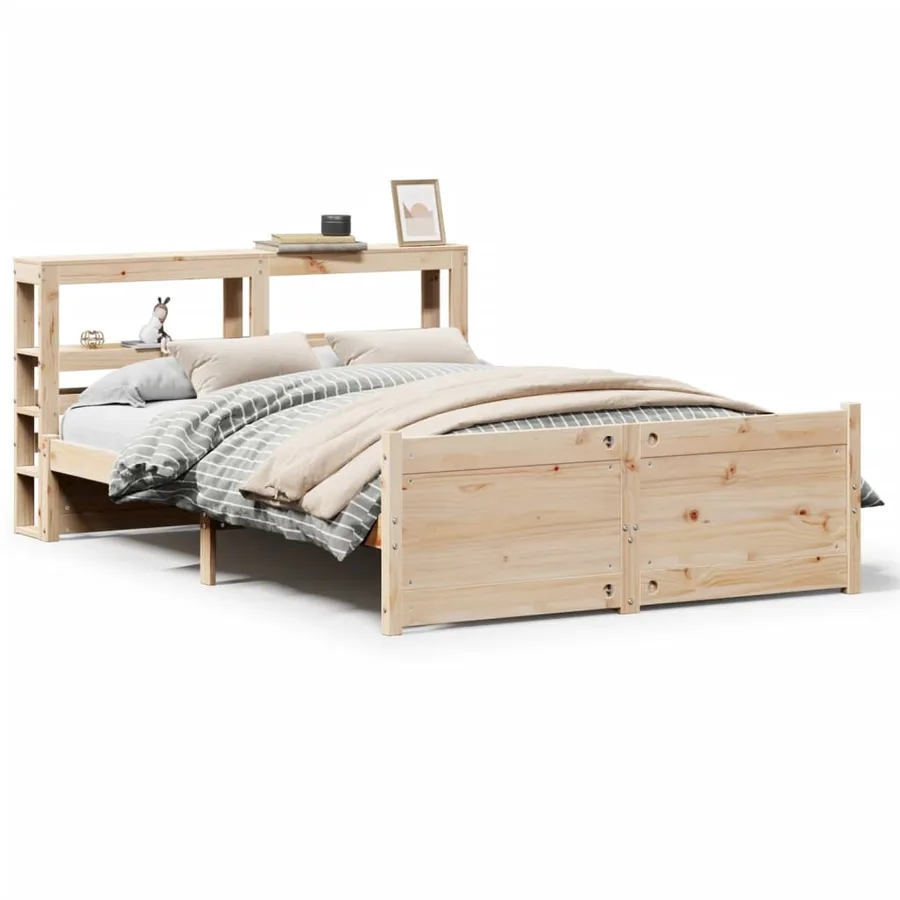 Cadre de lit avec tête de lit sans matelas 140x190 cm - 2