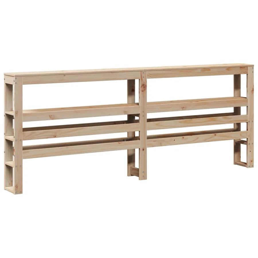 Cadre de lit avec tête de lit sans matelas 140x190 cm - 6