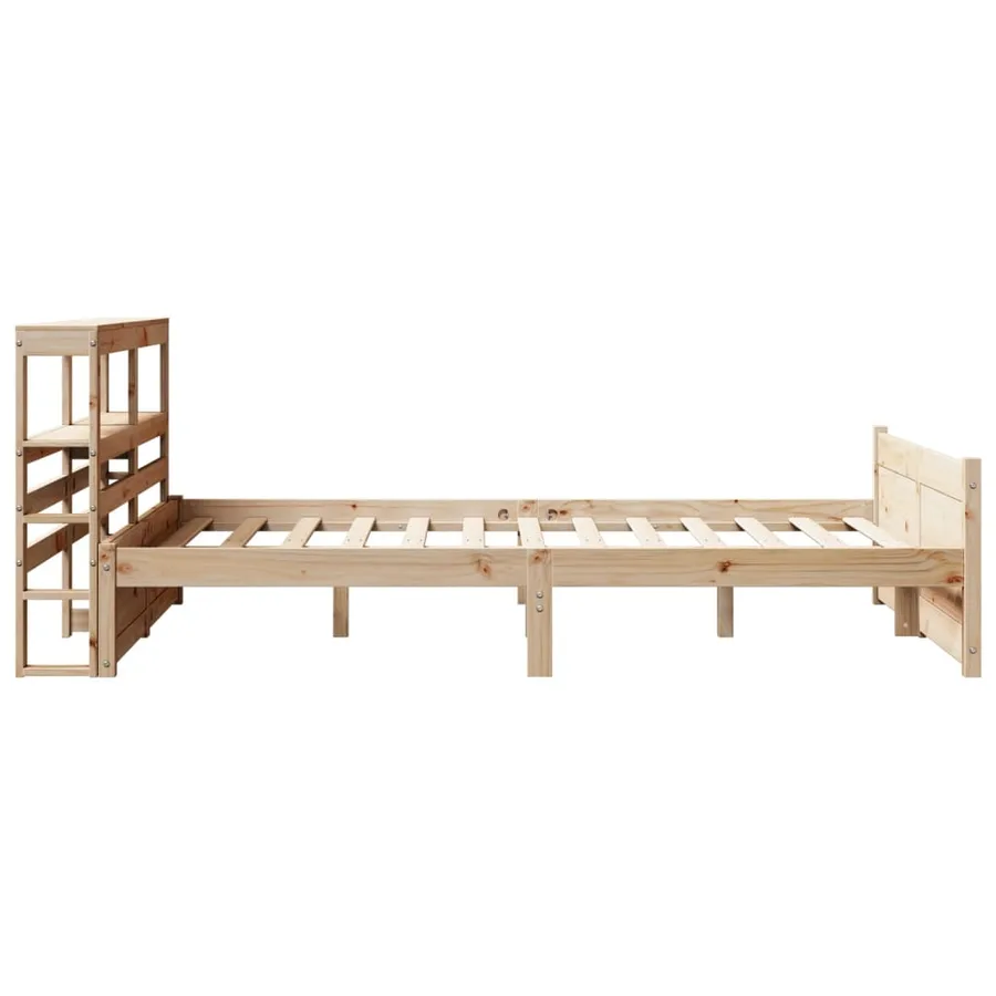 Cadre de lit avec tête de lit sans matelas 140x190 cm - 7