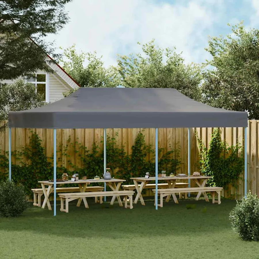 Folding party tent 3 x 6 m Anthracite