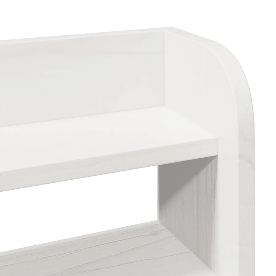Cadre de lit avec tête de lit sans matelas blanc 90x200 cm - 10