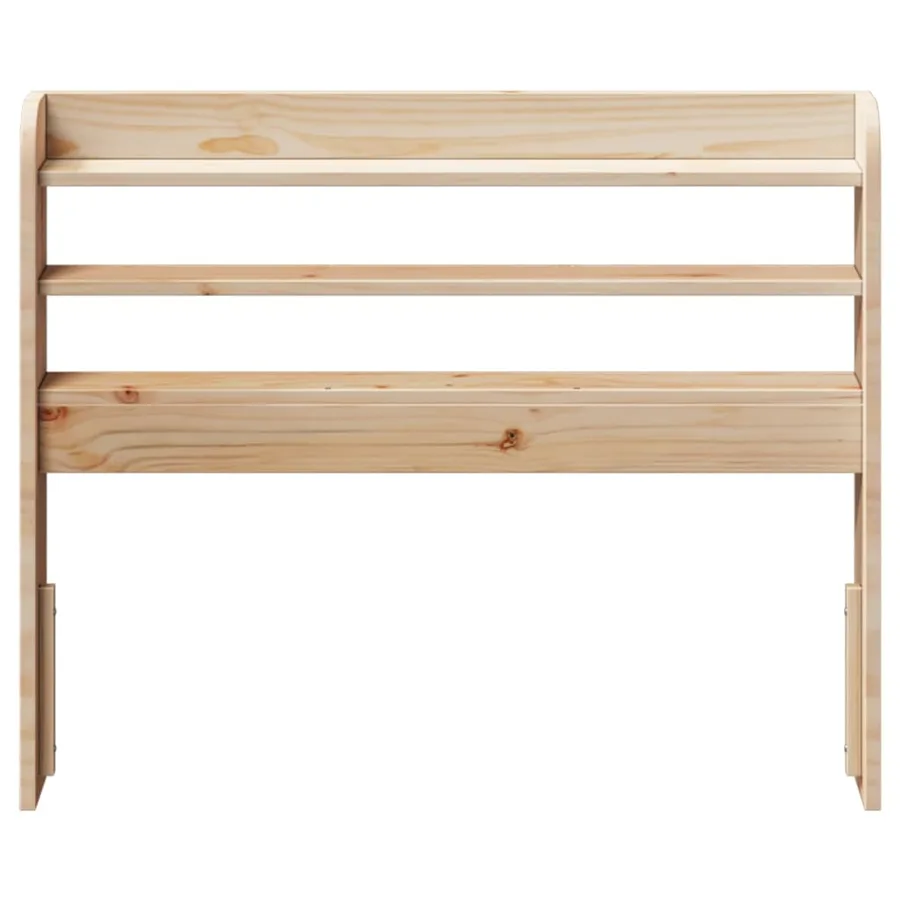 Tête de lit avec étagères 100 cm bois massif de pin - 3