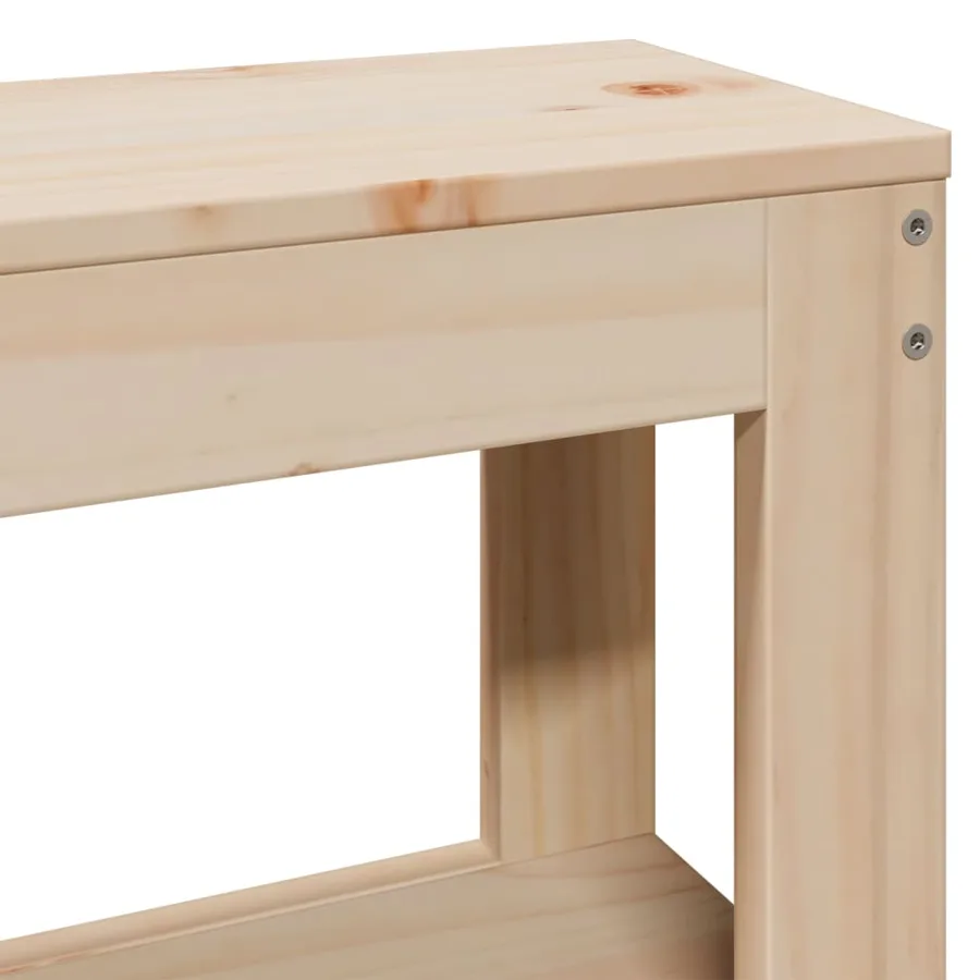 Cadre de lit sans matelas 120x190 cm bois de pin massif - 10