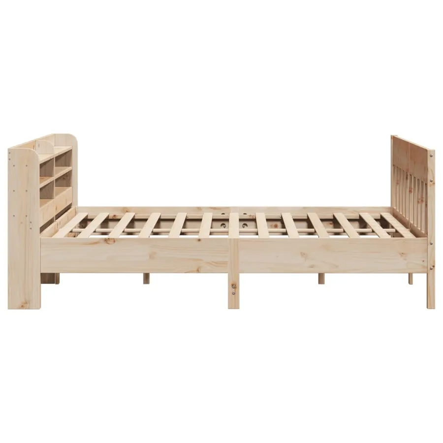 Cadre de lit sans matelas 180x200 cm bois massif de pin - 5