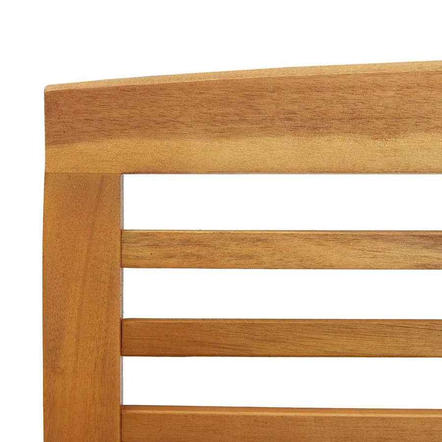 Salon de jardin 4 pcs Bois d'acacia solide - 8