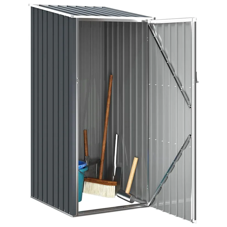 Garden shed Anthracite 87x98x159 cm Galvanised steel - 3