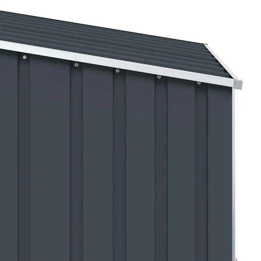 Garden shed Anthracite 87x98x159 cm Galvanised steel - 7