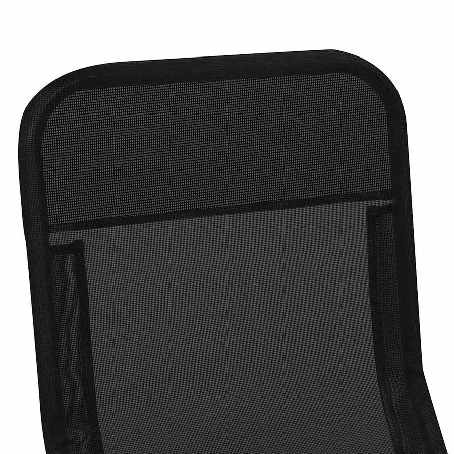 Chaises longues pliables lot de 2 Textilène Rouge - 17