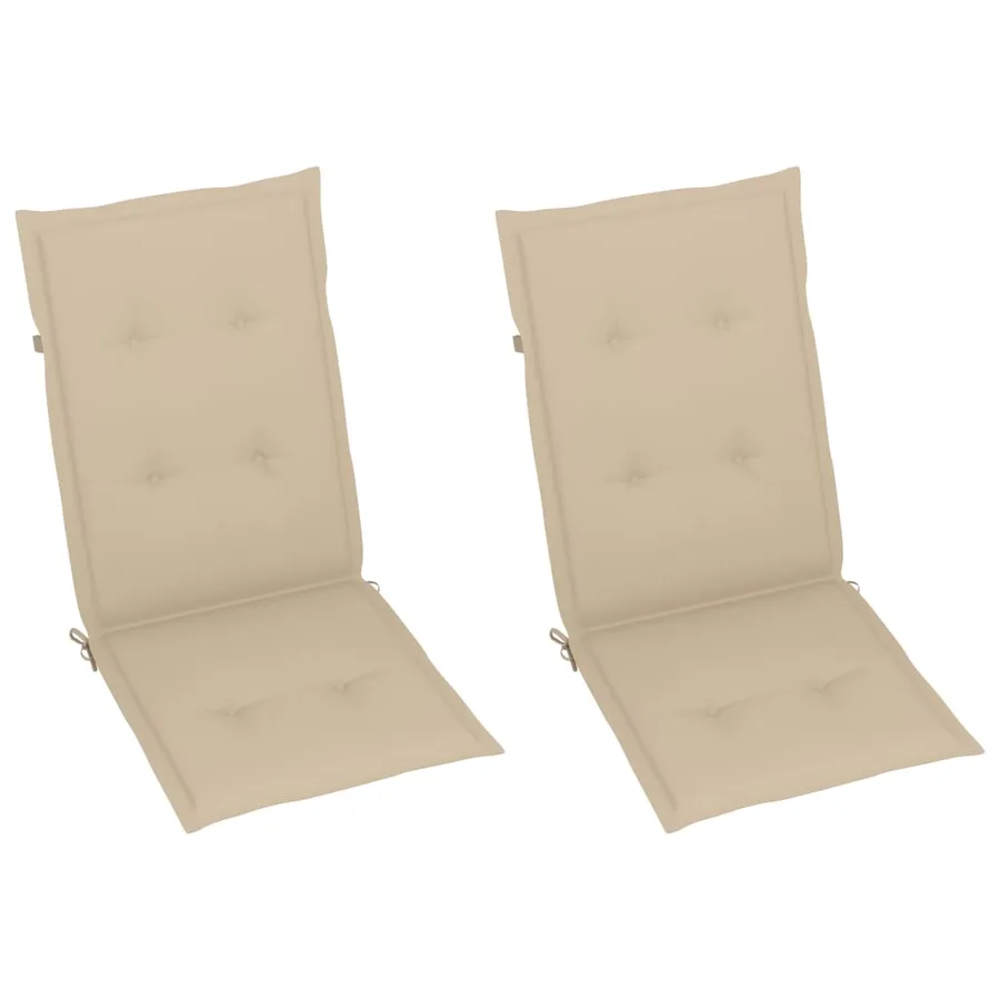 Chaise à bascule avec coussins Gris Bois d'acacia massif - 6