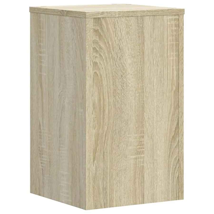 Supports pour plantes 2 pcs chêne sonoma bois d'ingénierie - 3