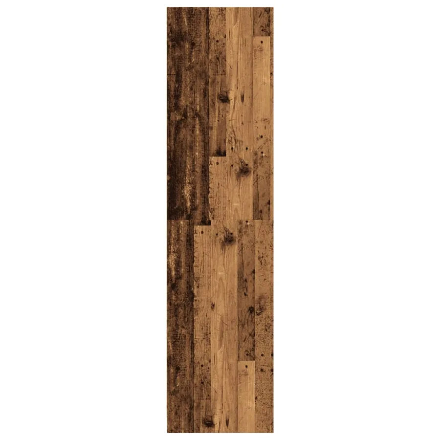 Garde-robe vieux bois 30x50x200 cm bois d'ingénierie - 6