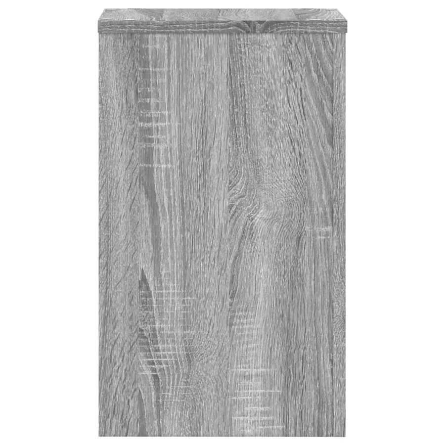 Supports pour plantes 2 pcs gris sonoma bois d'ingénierie - 6