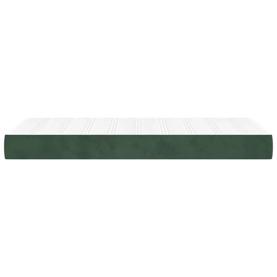 Matelas à ressorts ensachés 80 x 160 cm Vert foncé - 4