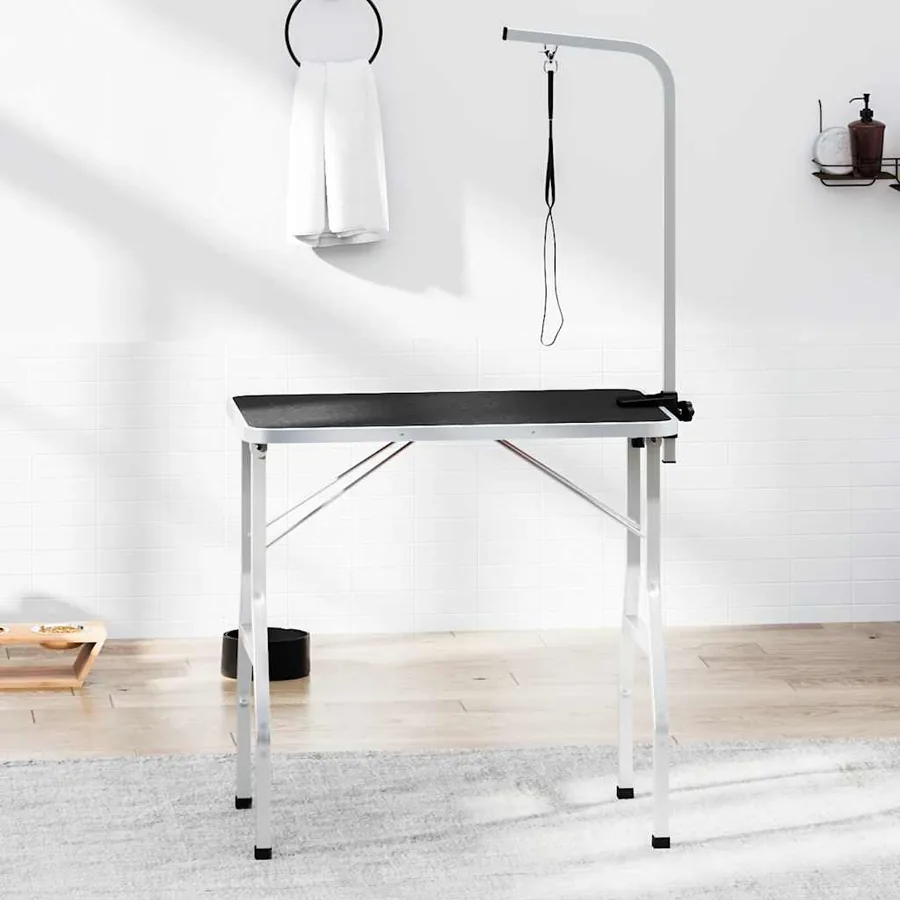 Table de Toilettage Ajustable pour Chiens Chats 1 Potence