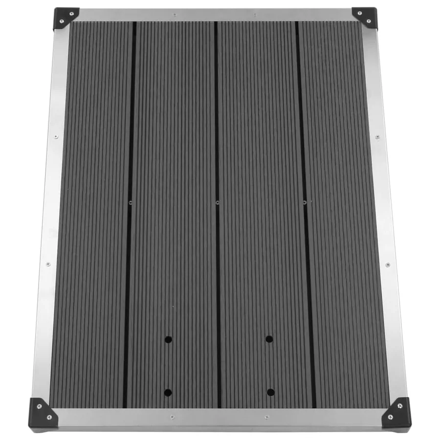 Douche de jardin avec base gris 220 cm Aluminium - 12