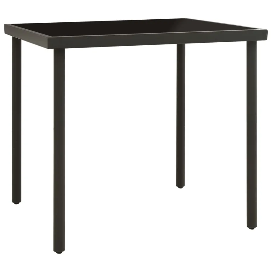 Ensemble de salle à manger d'extérieur 3 pcs Acier - 4